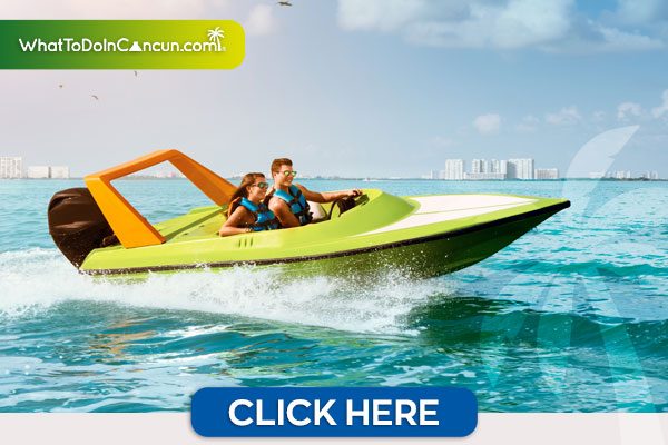 Speed boat sobre la laguna